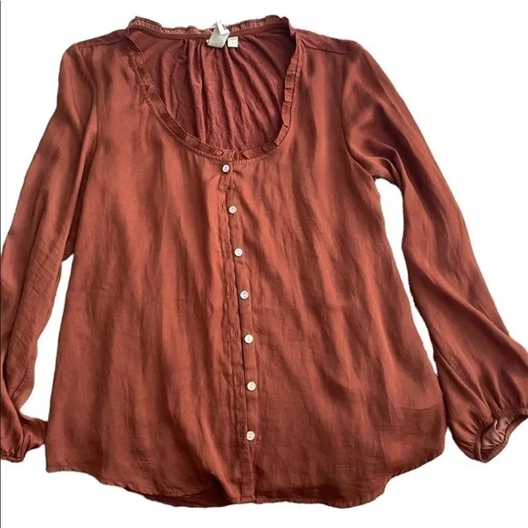 ANTHROPOLOGIE Dolan shirt size Small - Picture 3 of 7
